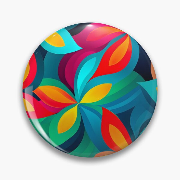 Item preview, Modern floral design inspired by pop art and rococo motifs designed and sold by Pflugart.