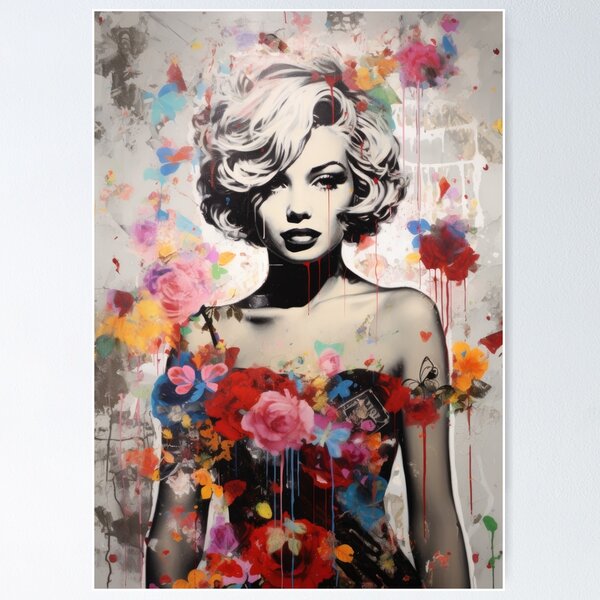 Item preview, Marilyn Monroe Bansky designed and sold by VisionDuke.