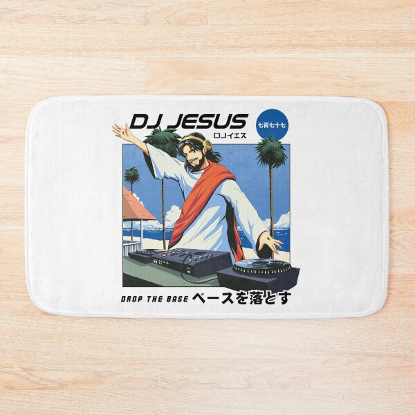 Item preview, Manga DJ Jesus - Christian Anime designed and sold by ChristlikeMerch.
