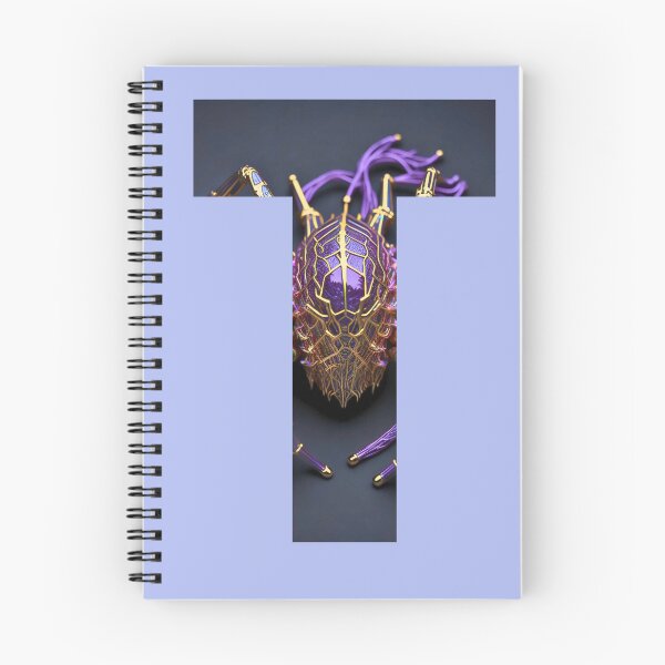 Aperçu de l'œuvre Mon nom commence par T - Design 1 #T #alphabet #spider créée et vendue par Propc.