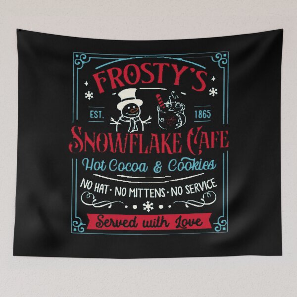 Item preview, Frosty Snowflake Christmas Embrace the Holiday Snowman designed and sold by DavidGumbies.