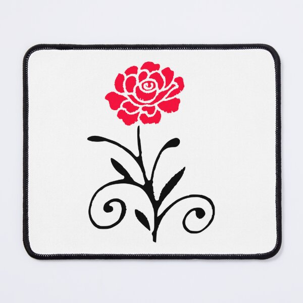 Item preview, Red Flower Sticker designed and sold by Bunmigraphics .