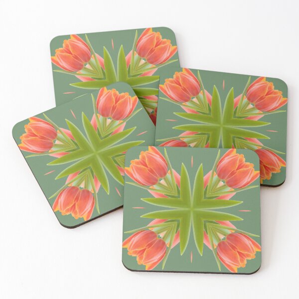 Item preview, Peach Tulip No.2 CP22029c designed and sold by Carina Parry Studios.