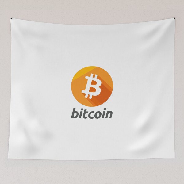Item preview, Bitcoin Flat Design designed and sold by Bluelynx.