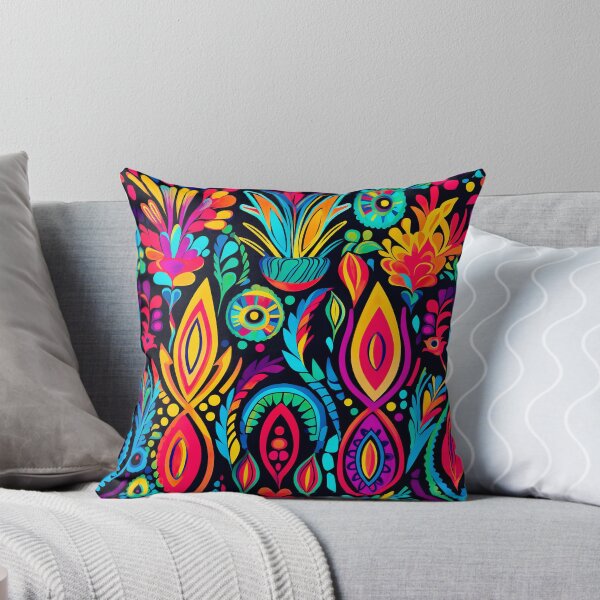 Item preview, Modern floral design inspired by pop art and rococo motifs designed and sold by Pflugart.
