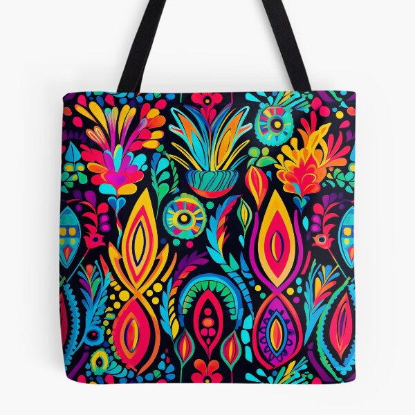 Item preview, Modern floral design inspired by pop art and rococo motifs designed and sold by Pflugart.