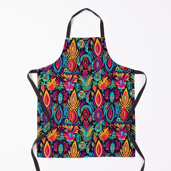 Item preview, Modern floral design inspired by pop art and rococo motifs designed and sold by Pflugart.