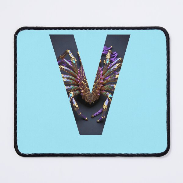 Item preview, My Name Starts With V - Design 1 #V #alphabet #spider designed and sold by Propc.