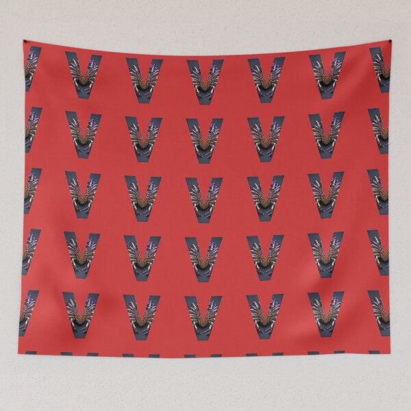 Item preview, My Name Starts With V - Design 1 #V #alphabet #spider designed and sold by Propc.