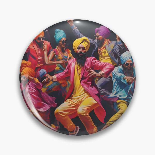 Artikelvorschau, Colourful Bhangra Dancers Art entworfen und verkauft von PioneerX1.