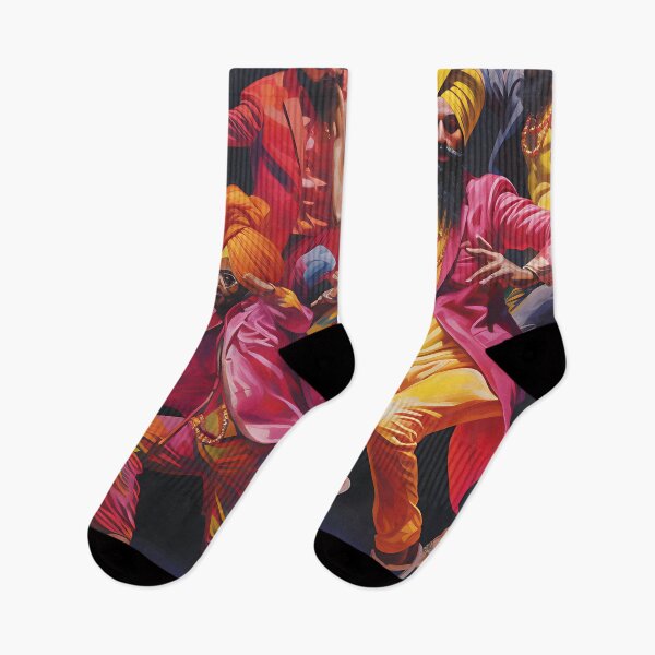 Item preview, Colourful Bhangra Dancers Art designed and sold by PioneerX1.