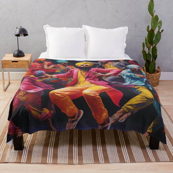 Item preview, Colourful Bhangra Dancers Art designed and sold by PioneerX1.
