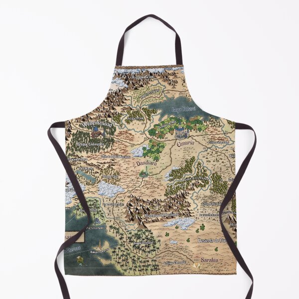 Item preview, Map of Zekainar lands designed and sold by hugegamebooks.