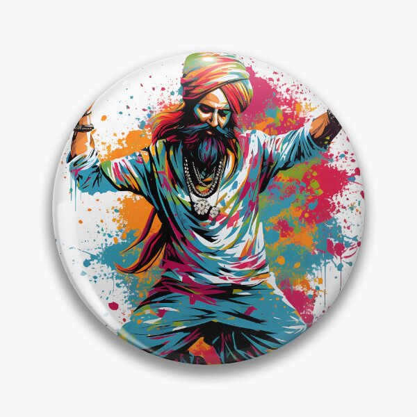 Artikelvorschau, Colourful Bhangra Dancer Art entworfen und verkauft von PioneerX1.