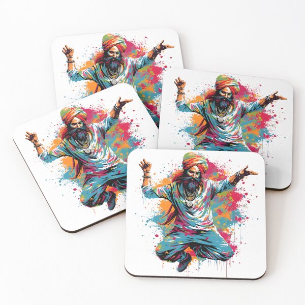 Artikelvorschau, Colourful Bhangra Dancer Art entworfen und verkauft von PioneerX1.