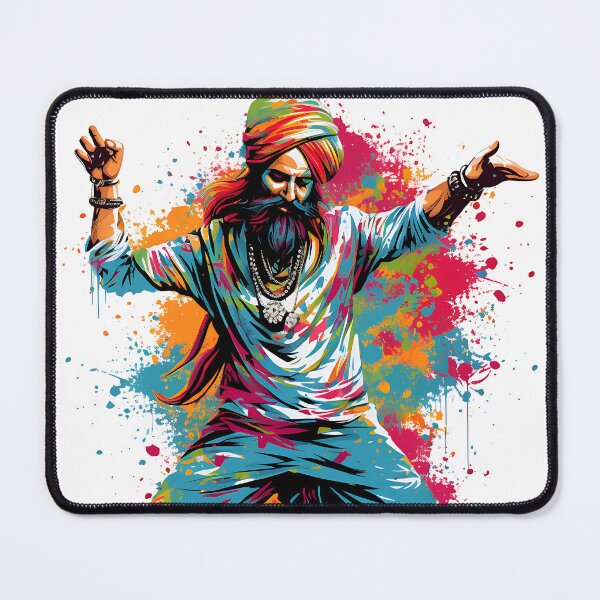Artikelvorschau, Colourful Bhangra Dancer Art entworfen und verkauft von PioneerX1.