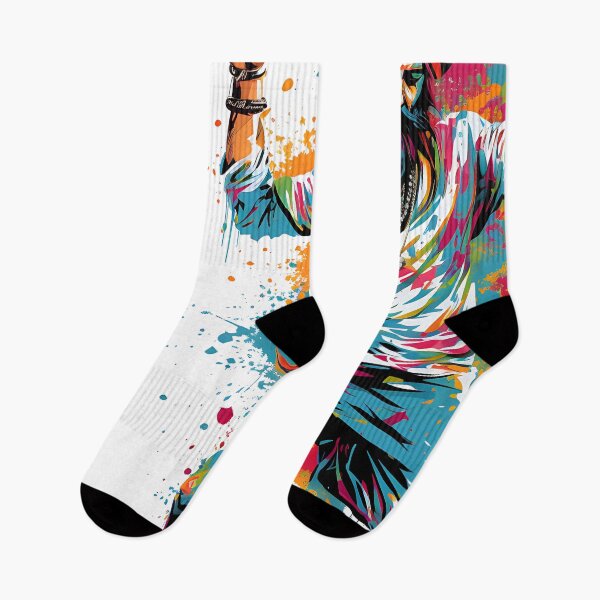 Item preview, Colourful Bhangra Dancer Art designed and sold by PioneerX1.