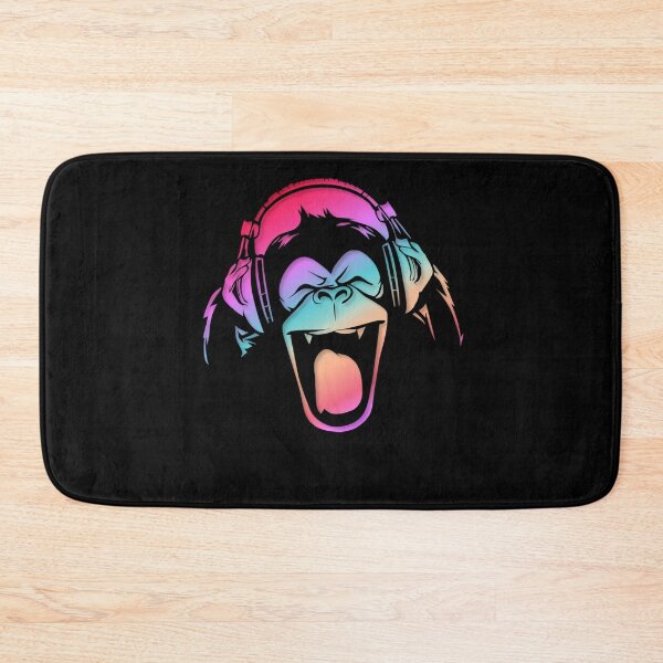 Item preview, Multicolored Holographic Gradient Pastel Chimp designed and sold by Paula Helit.