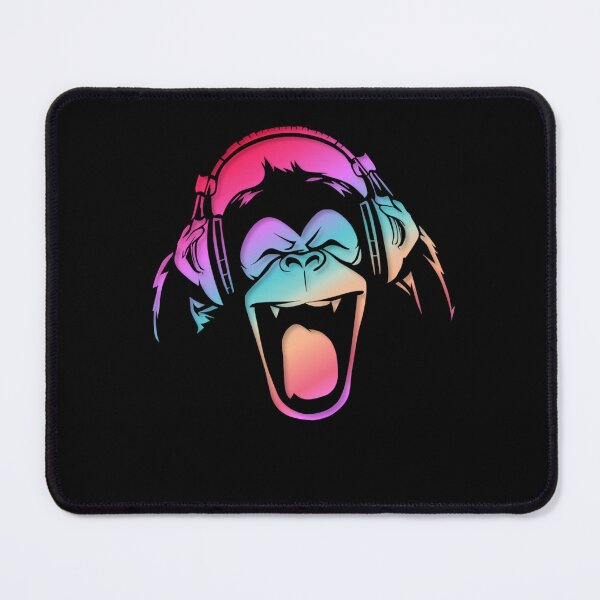Item preview, Multicolored Holographic Gradient Pastel Chimp designed and sold by Paula Helit.