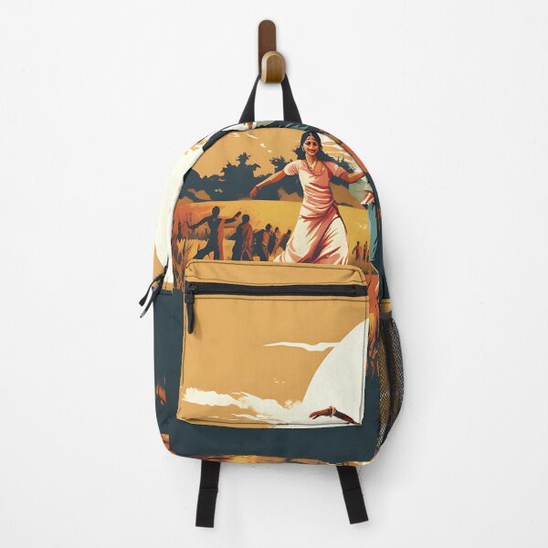 Item preview, Bhangra Dancers In Village Colourful Sunset designed and sold by PioneerX1.