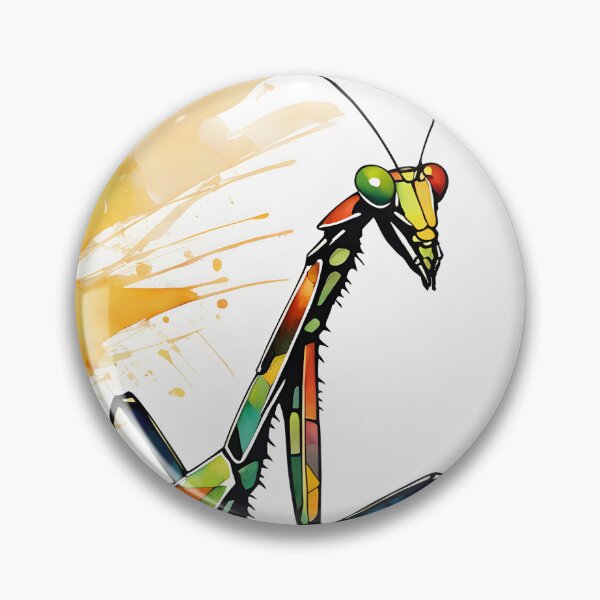 Item preview, Praying Mantis Watercolour Art designed and sold by Darren Wilkes.