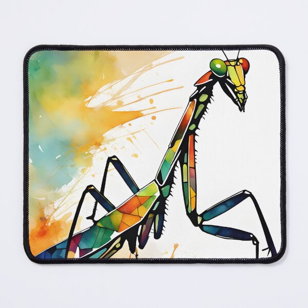Item preview, Praying Mantis Watercolour Art designed and sold by Darren Wilkes.