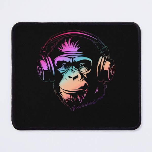 Item preview, Multicolored Holographic Gradient Pastel Chimp designed and sold by Paula Helit.