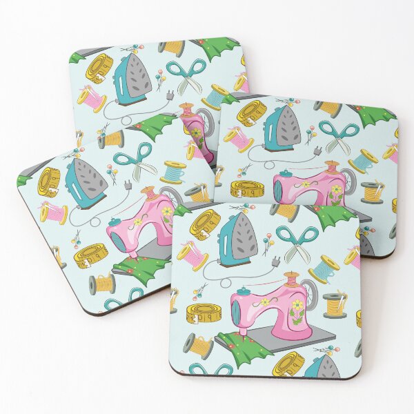 Item preview, Vintage Sewing Pattern On Blue designed and sold by Ayesha Saleem.