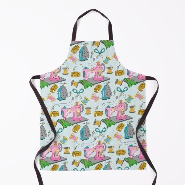 Item preview, Vintage Sewing Pattern On Blue designed and sold by Ayesha Saleem.