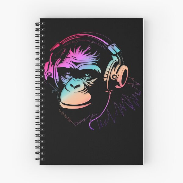 Item preview, Multicolored Holographic Gradient Pastel Chimp designed and sold by Paula Helit.
