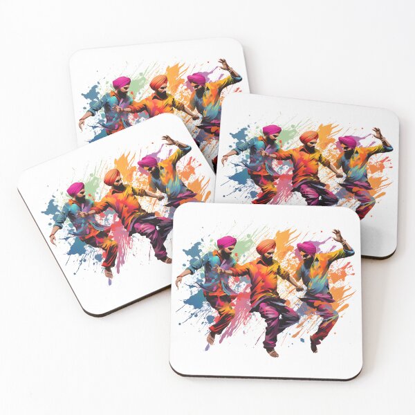 Artikelvorschau, Colourful Bhangra Dancers Art entworfen und verkauft von PioneerX1.