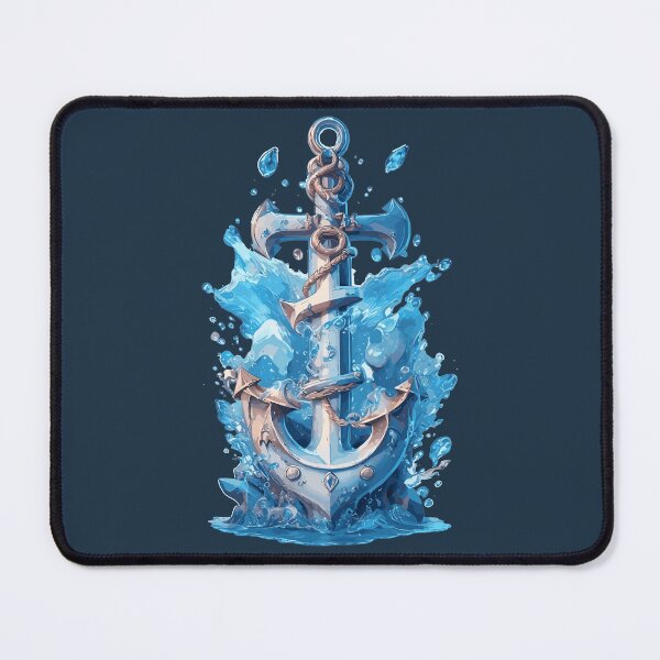 Item preview, Anchor with water splashes designed and sold by biiid.