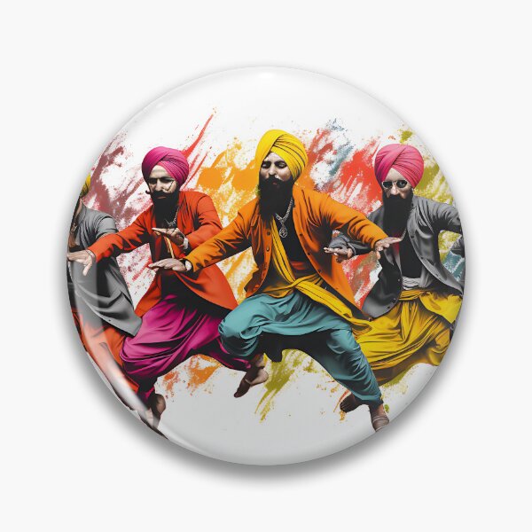 Artikelvorschau, Colourful Bhangra Dancers Art entworfen und verkauft von PioneerX1.