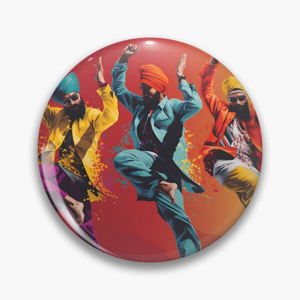 Artikelvorschau, Colourful Bhangra Dancers Art entworfen und verkauft von PioneerX1.