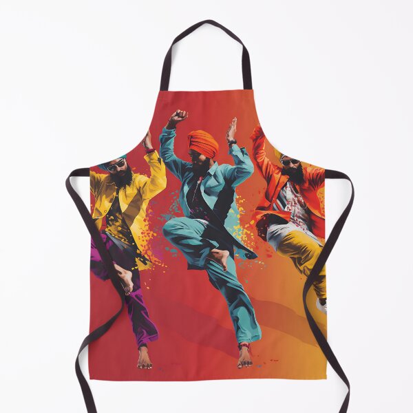 Aperçu de l'œuvre Colourful Bhangra Dancers Art créée et vendue par PioneerX1.