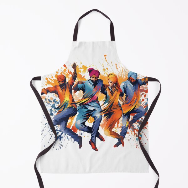 Aperçu de l'œuvre Colourful Bhangra Dancers Art créée et vendue par PioneerX1.