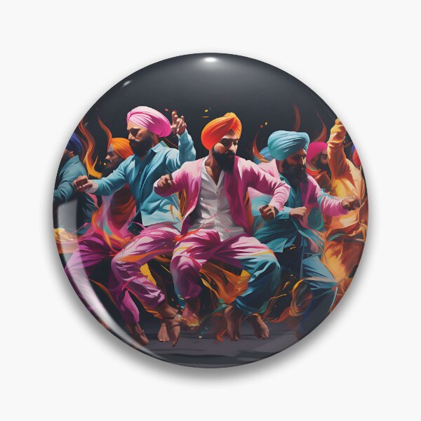 Artikelvorschau, Colourful Bhangra Dancers Art entworfen und verkauft von PioneerX1.