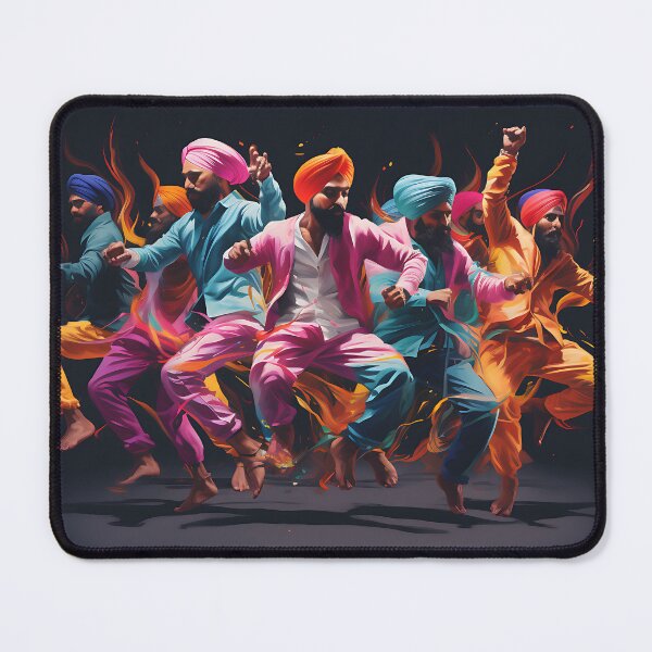 Artikelvorschau, Colourful Bhangra Dancers Art entworfen und verkauft von PioneerX1.