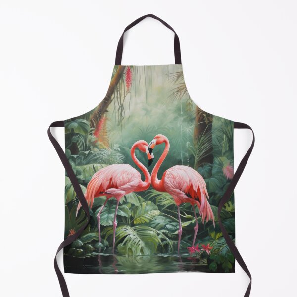 Item preview, Rainforest Flamingos in Love designed and sold by VisionDuke.
