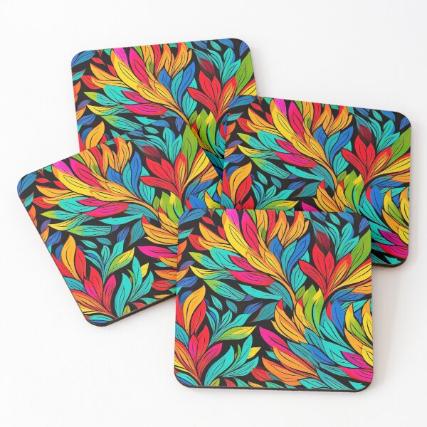 Item preview, Modern floral design inspired by pop art and rococo motifs designed and sold by Pflugart.