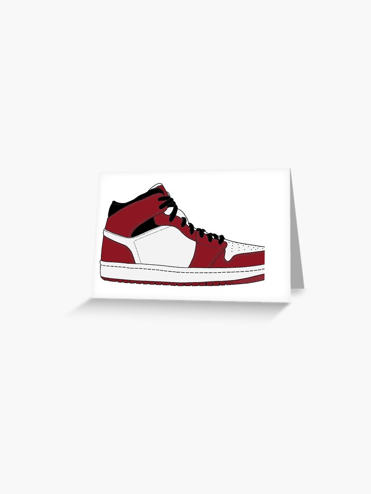 Michael Jordan Shoe Collection Greeting Card