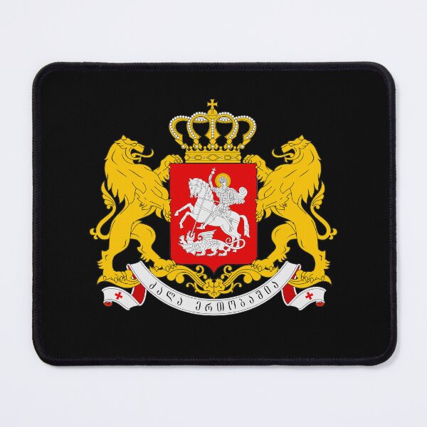 Item preview, Georgia Coat of Arms (Sakartvelo) designed and sold by Hoorahville.