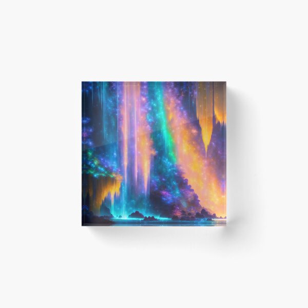 Item preview, Bioluminescent waterfalls cascade designed and sold by m-y-A-I-A-R-T-.