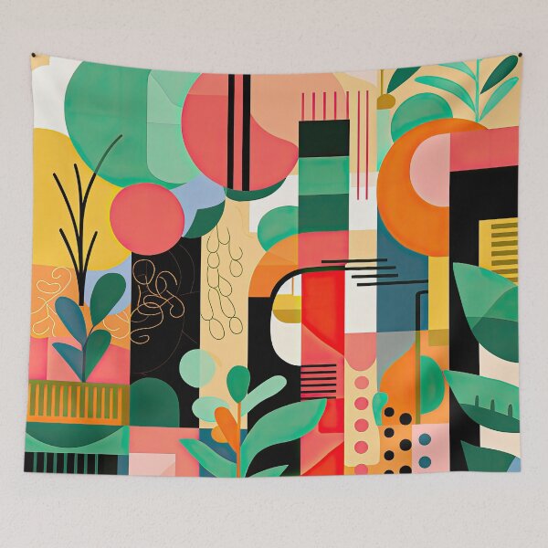 Item preview, African Jungle Bauhaus Design designed and sold by ArtificialGenes.