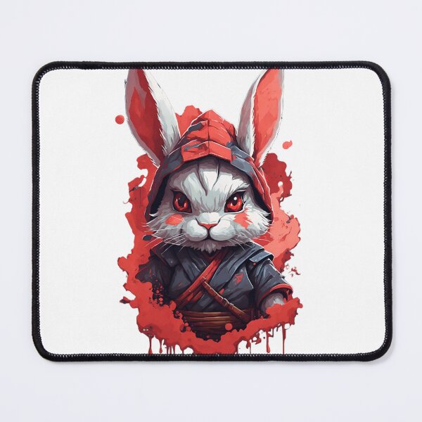 Item preview, Rabbit ninja imperial warrior 8 designed and sold by RabbitPrints.