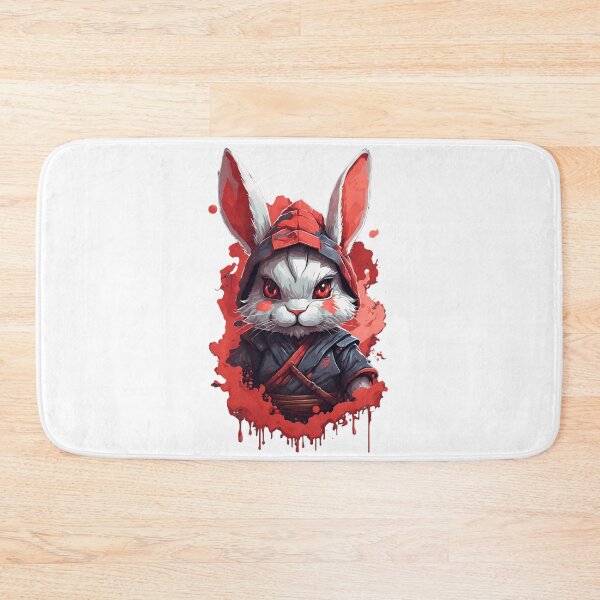 Item preview, Rabbit ninja imperial warrior 8 designed and sold by RabbitPrints.