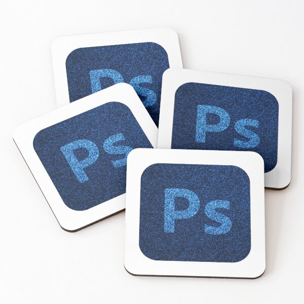 Item preview, Glitter Adobe Photoshop logo icon for designers designed and sold by ambitchious.