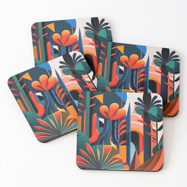 Item preview, African Jungle Bauhaus Design designed and sold by ArtificialGenes.