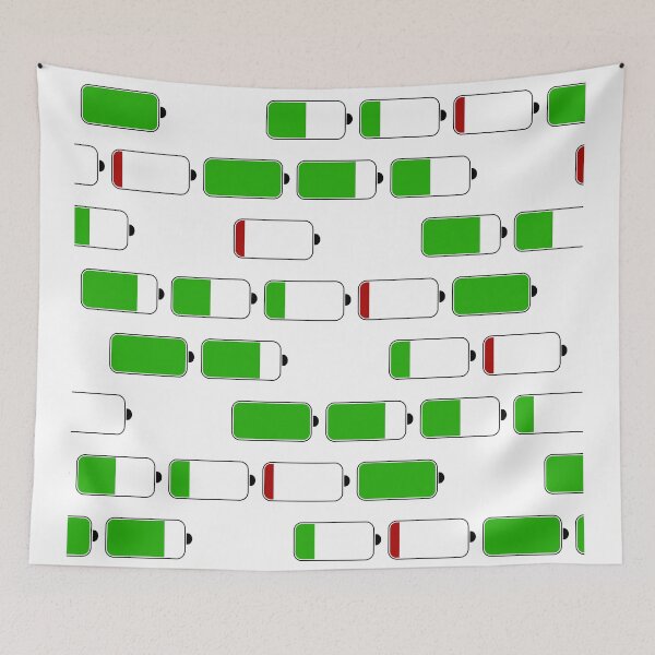 Item preview, Phone battery icons pattern designed and sold by GetItGiftIt.
