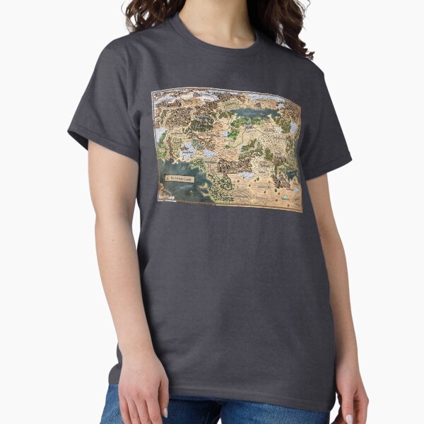 Map of the Zekáinar Lands Camiseta clásica